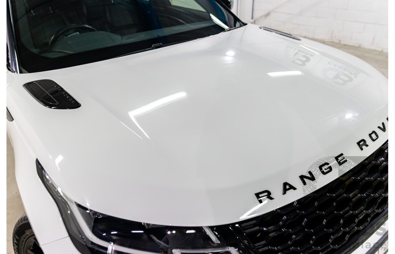 04/2019 Range Rover Velar P250 R-Dynamic S (AWD) L560 MY19.5 4d Wagon Fuji White/Santorini Black Roof Turbo 2.0L