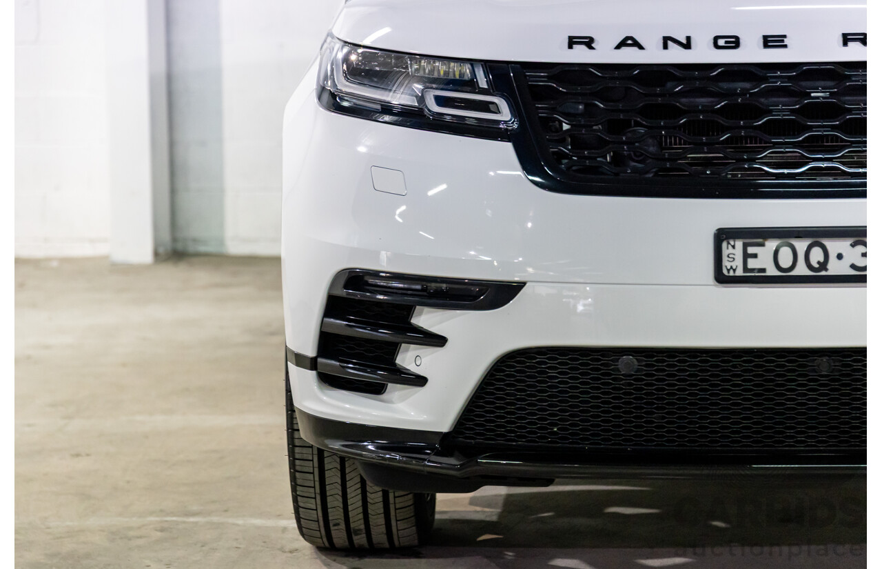 04/2019 Range Rover Velar P250 R-Dynamic S (AWD) L560 MY19.5 4d Wagon Fuji White/Santorini Black Roof Turbo 2.0L