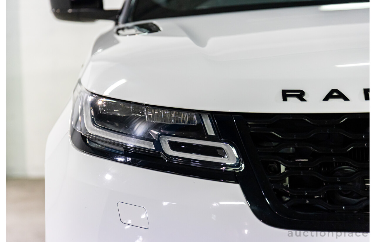 04/2019 Range Rover Velar P250 R-Dynamic S (AWD) L560 MY19.5 4d Wagon Fuji White/Santorini Black Roof Turbo 2.0L