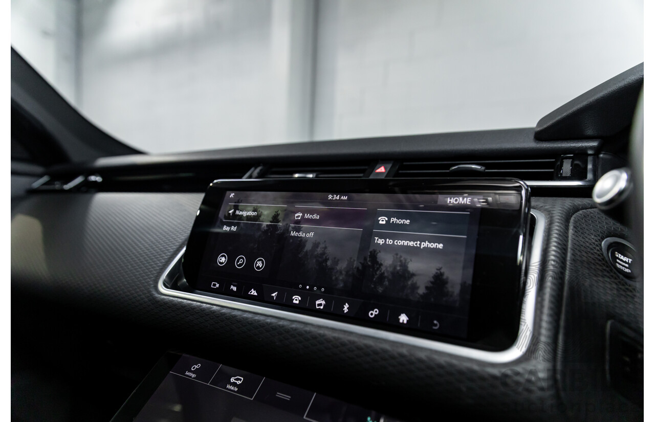 04/2019 Range Rover Velar P250 R-Dynamic S (AWD) L560 MY19.5 4d Wagon Fuji White/Santorini Black Roof Turbo 2.0L