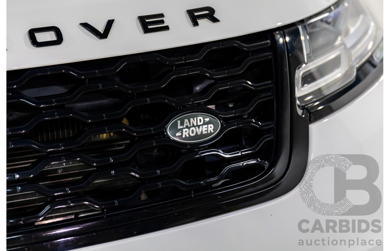 04/2019 Range Rover Velar P250 R-Dynamic S (AWD) L560 MY19.5 4d Wagon Fuji White/Santorini Black Roof Turbo 2.0L