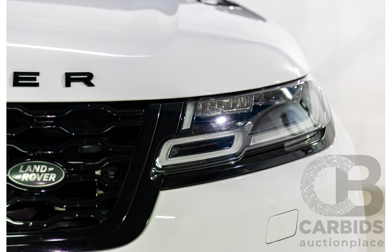 04/2019 Range Rover Velar P250 R-Dynamic S (AWD) L560 MY19.5 4d Wagon Fuji White/Santorini Black Roof Turbo 2.0L