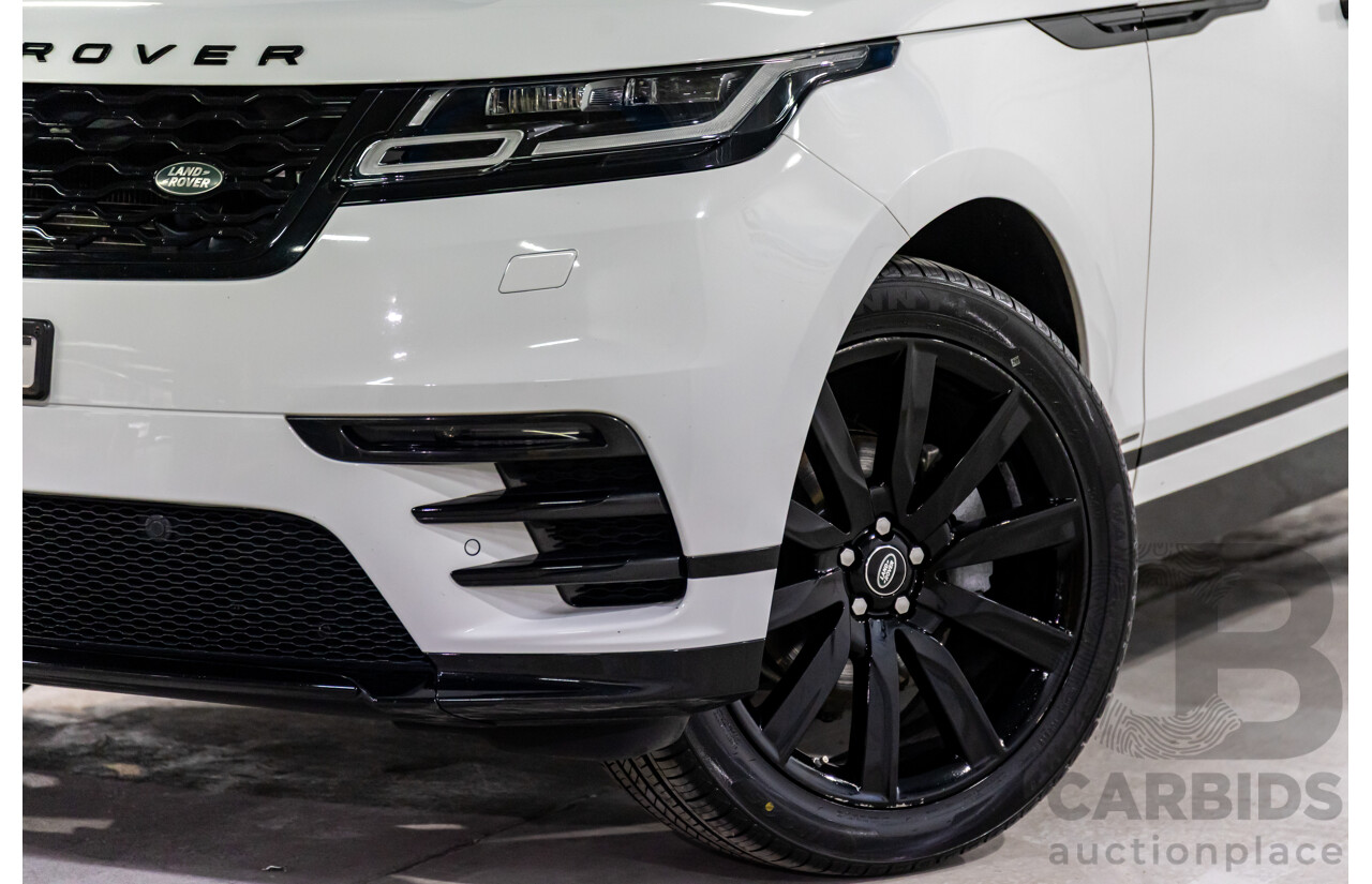 04/2019 Range Rover Velar P250 R-Dynamic S (AWD) L560 MY19.5 4d Wagon Fuji White/Santorini Black Roof Turbo 2.0L