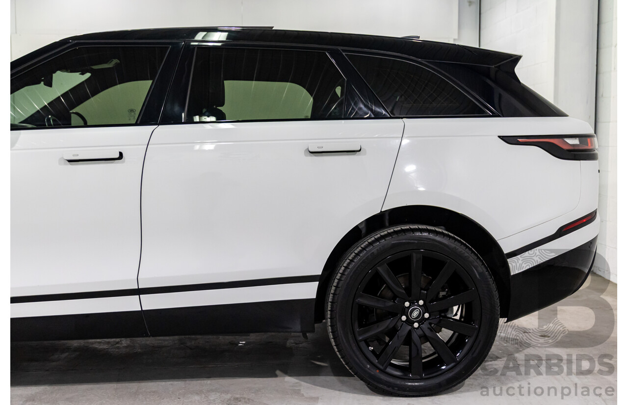 04/2019 Range Rover Velar P250 R-Dynamic S (AWD) L560 MY19.5 4d Wagon Fuji White/Santorini Black Roof Turbo 2.0L