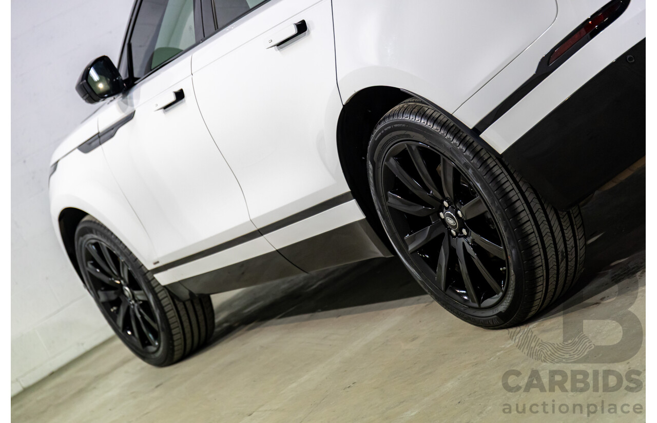 04/2019 Range Rover Velar P250 R-Dynamic S (AWD) L560 MY19.5 4d Wagon Fuji White/Santorini Black Roof Turbo 2.0L