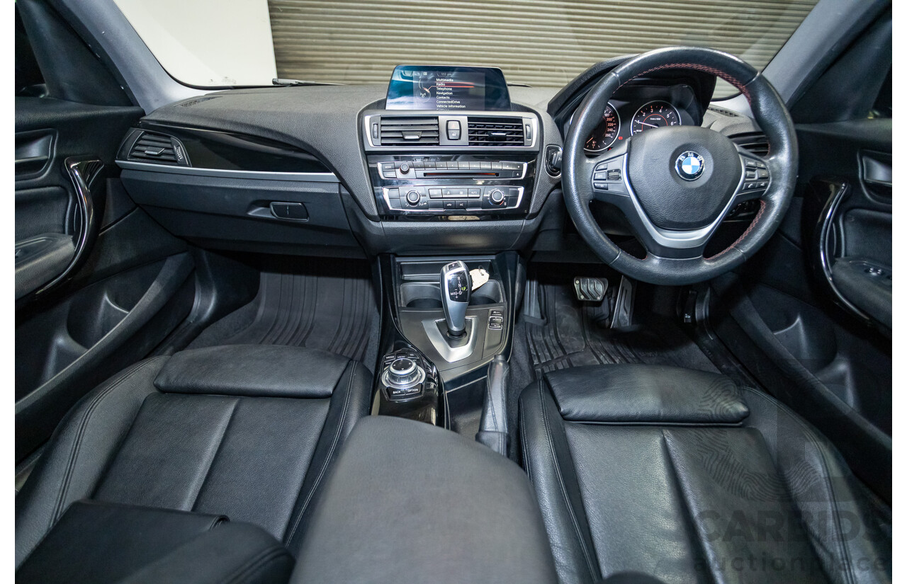 02/2016 Bmw 118i Sport Line F20 LCI 5D Hatchback Black Turbo 1.5L