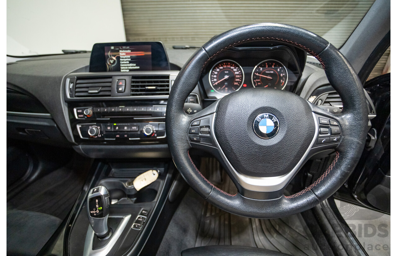 02/2016 Bmw 118i Sport Line F20 LCI 5D Hatchback Black Turbo 1.5L