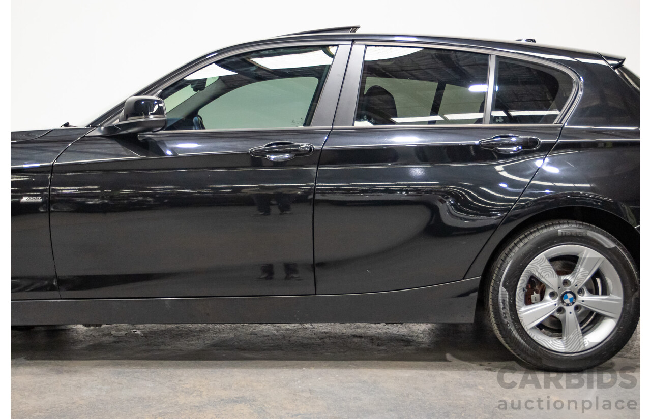 02/2016 Bmw 118i Sport Line F20 LCI 5D Hatchback Black Turbo 1.5L