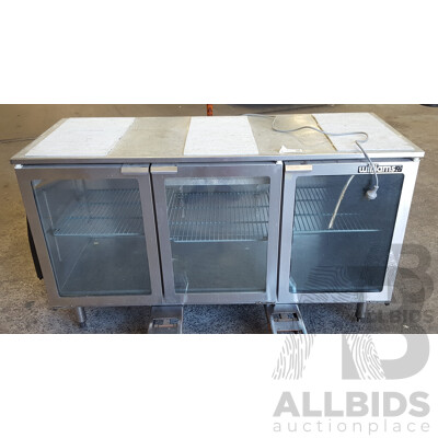 Williams Stainless Steel Three Door Under Bench Fridge