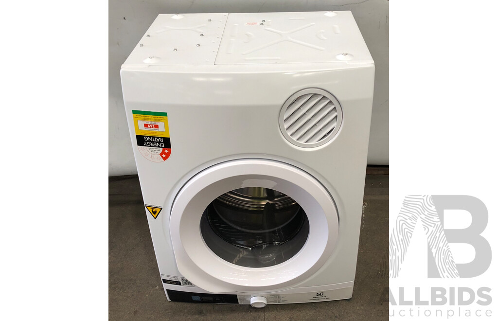 Electrolux 6kg Ultimate Care 300 Front Loading Sensor Dry Clothes Dryer