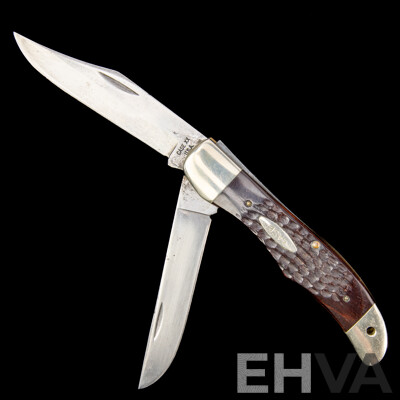 Case XX USA1965-1969 6265 SAB Two Blade Pocket Folding Knife, by W.R. Case & Sons Cutlery Company 