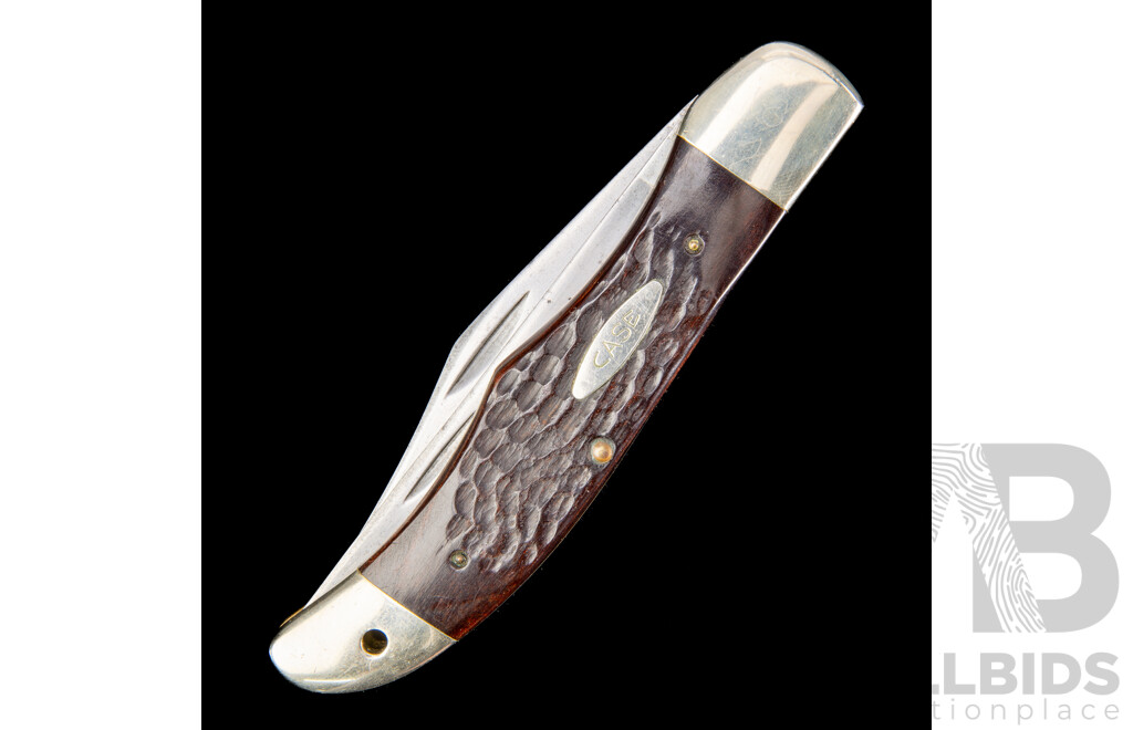 Case XX USA1965-1969 6265 SAB Two Blade Pocket Folding Knife, by W.R. Case & Sons Cutlery Company 