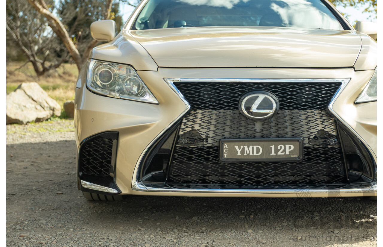 02/2008 Lexus LS460 USF40R 4d Sedan Gold 4.6L V8