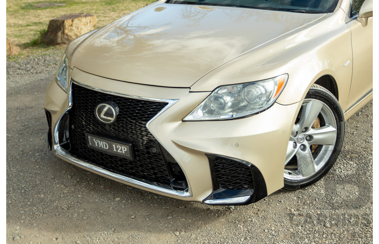 02/2008 Lexus LS460 USF40R 4d Sedan Gold 4.6L V8