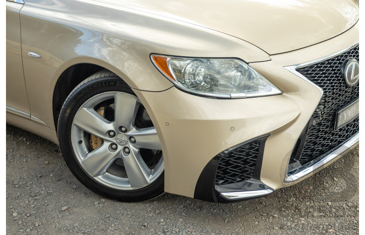 02/2008 Lexus LS460 USF40R 4d Sedan Gold 4.6L V8
