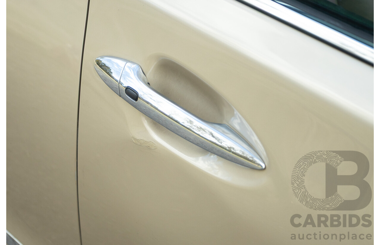 02/2008 Lexus LS460 USF40R 4d Sedan Gold 4.6L V8