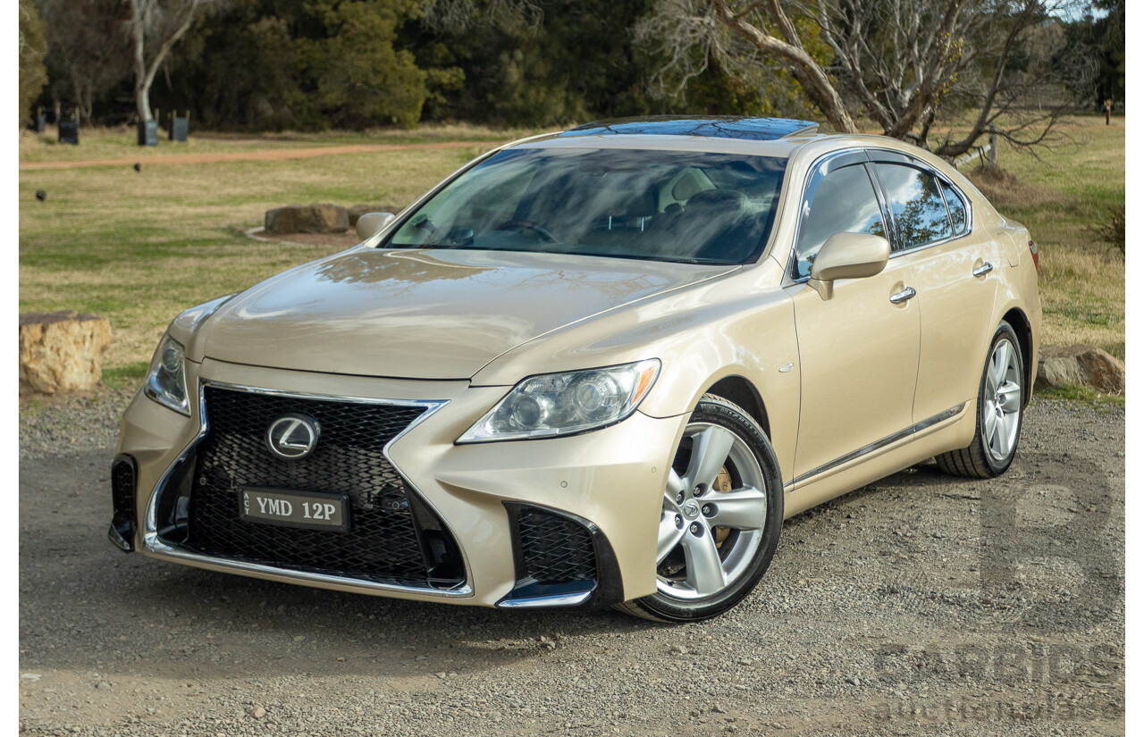 02/2008 Lexus LS460 USF40R 4d Sedan Gold 4.6L V8