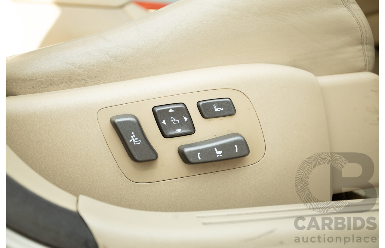02/2008 Lexus LS460 USF40R 4d Sedan Gold 4.6L V8