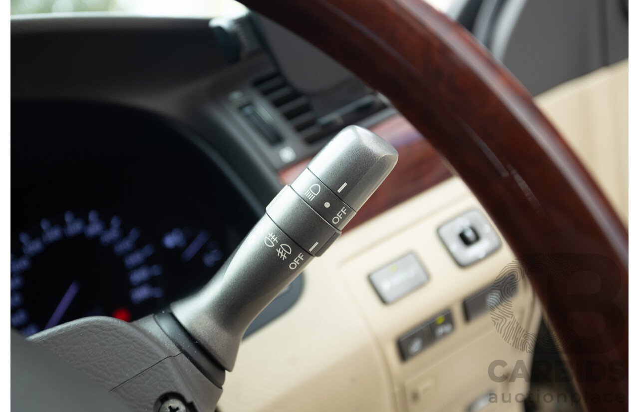 02/2008 Lexus LS460 USF40R 4d Sedan Gold 4.6L V8