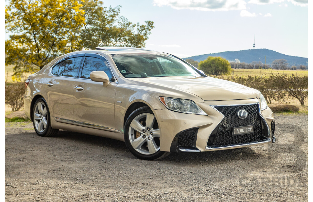 02/2008 Lexus LS460 USF40R 4d Sedan Gold 4.6L V8