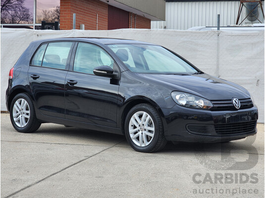 10/2010 Volkswagen Golf 118 TSI Comfortline 1K MY11 5d Hatchback Black 1.4L