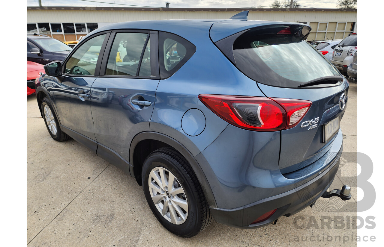 6/2015 Mazda Cx-5 MAXX Sport (4x4) MY15 4d Wagon Blue 2.2L