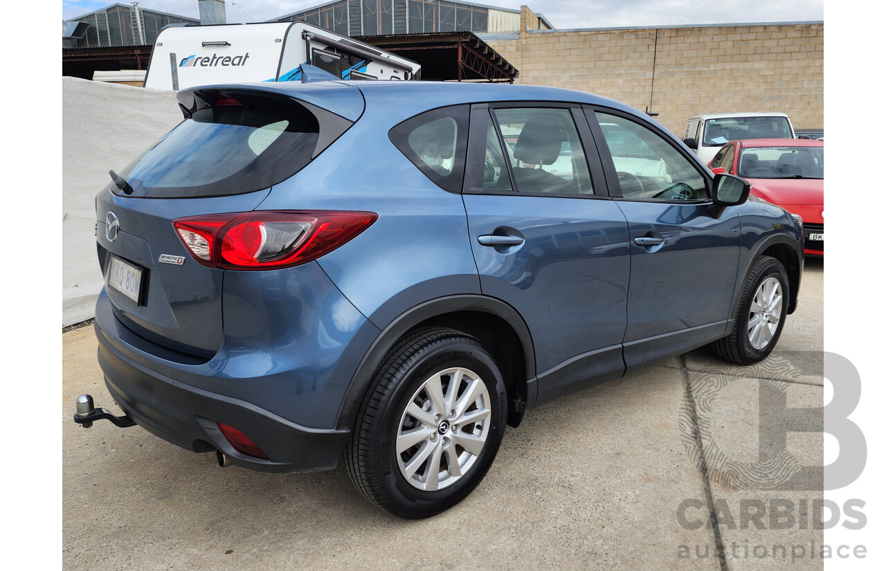 6/2015 Mazda Cx-5 MAXX Sport (4x4) MY15 4d Wagon Blue 2.2L