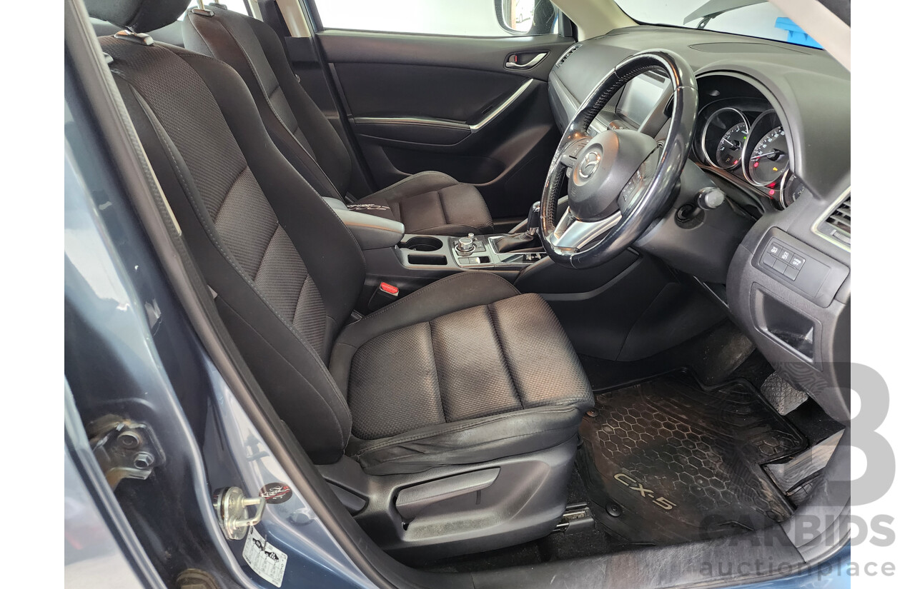 6/2015 Mazda Cx-5 MAXX Sport (4x4) MY15 4d Wagon Blue 2.2L