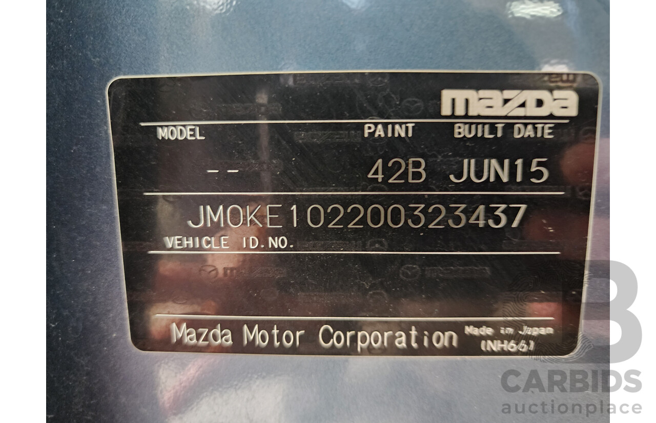 6/2015 Mazda Cx-5 MAXX Sport (4x4) MY15 4d Wagon Blue 2.2L