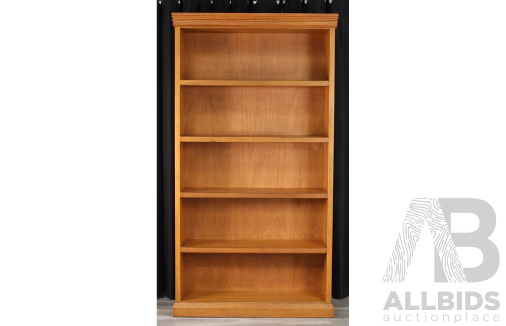 Four Tier Pine Bookcase