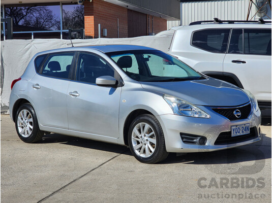 10/2014 Nissan Pulsar ST C12 5d Hatchback Silver 1.8L