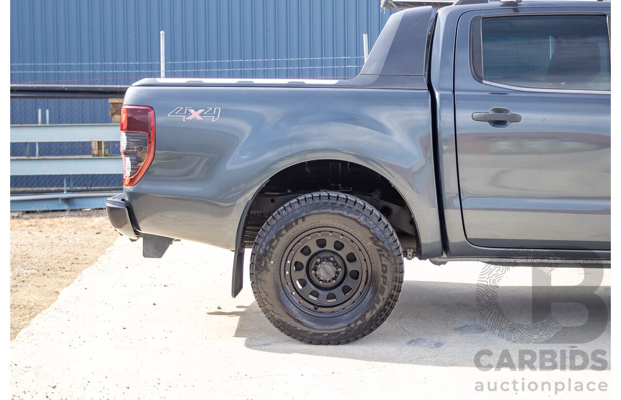 12/2014 Ford Ranger Wildtrak 3.2 (4x4) PX Crew Cab Utility Metropolitan Grey Turbo Diesel 3.2L