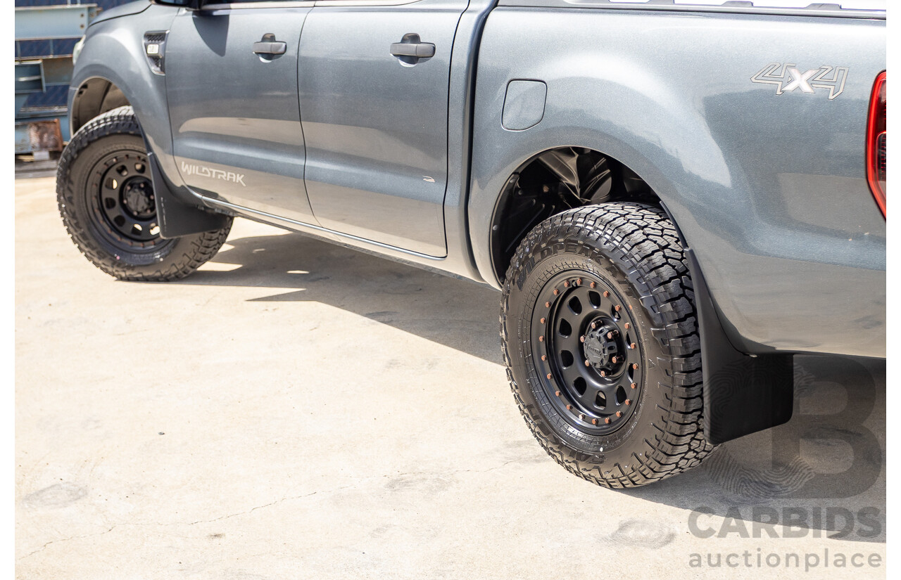 12/2014 Ford Ranger Wildtrak 3.2 (4x4) PX Crew Cab Utility Metropolitan Grey Turbo Diesel 3.2L