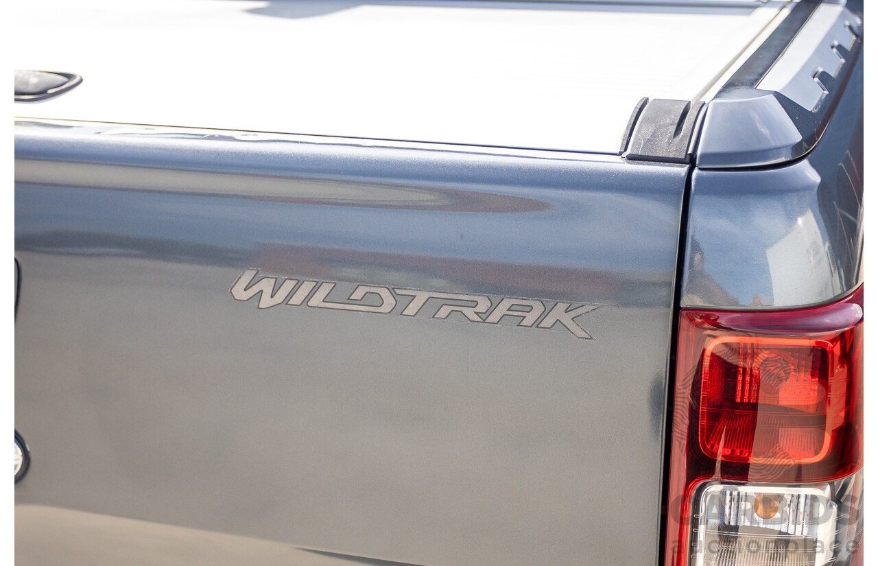 12/2014 Ford Ranger Wildtrak 3.2 (4x4) PX Crew Cab Utility Metropolitan Grey Turbo Diesel 3.2L