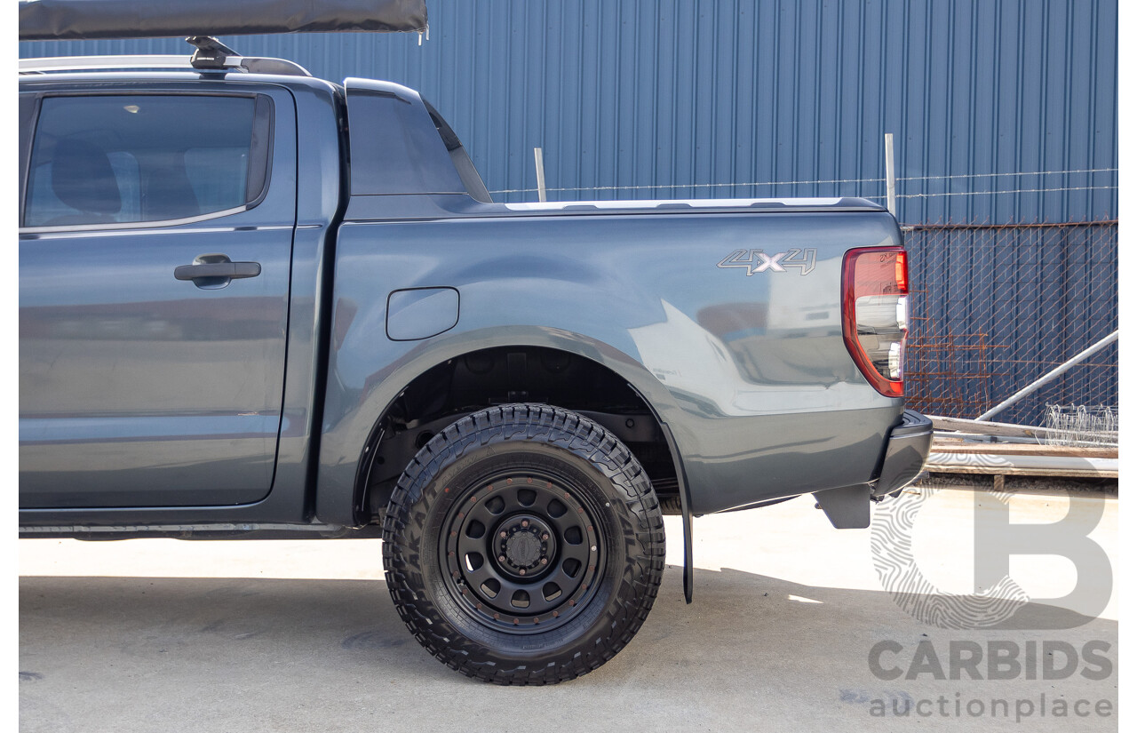 12/2014 Ford Ranger Wildtrak 3.2 (4x4) PX Crew Cab Utility Metropolitan Grey Turbo Diesel 3.2L