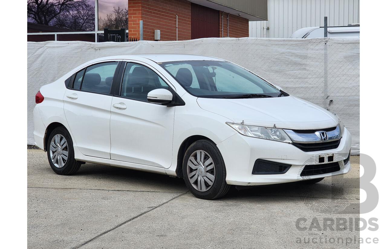 11/2014 Honda City VTi GM MY15 4d Sedan White 1.5L
