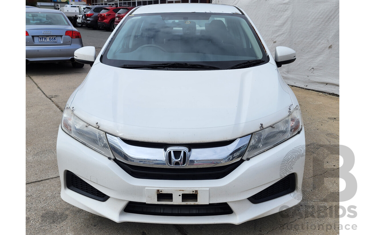 11/2014 Honda City VTi GM MY15 4d Sedan White 1.5L