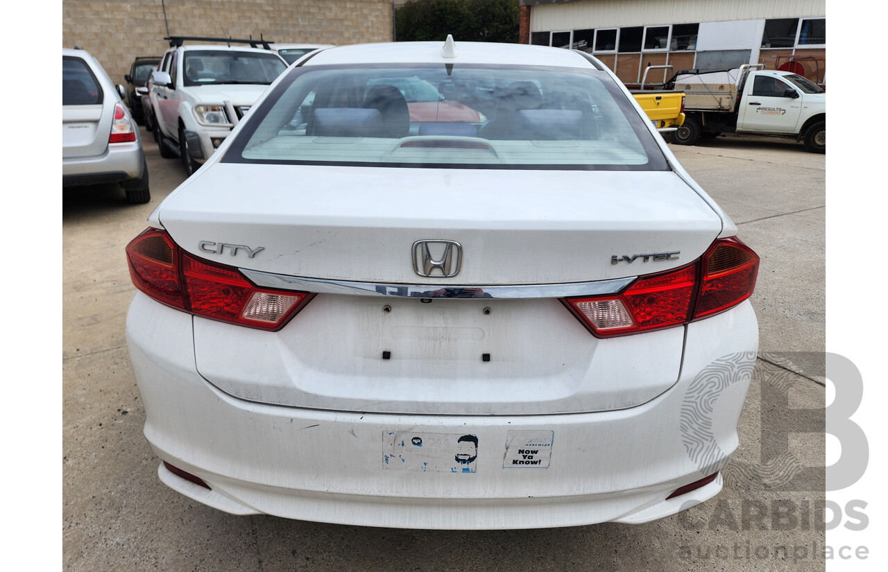 11/2014 Honda City VTi GM MY15 4d Sedan White 1.5L