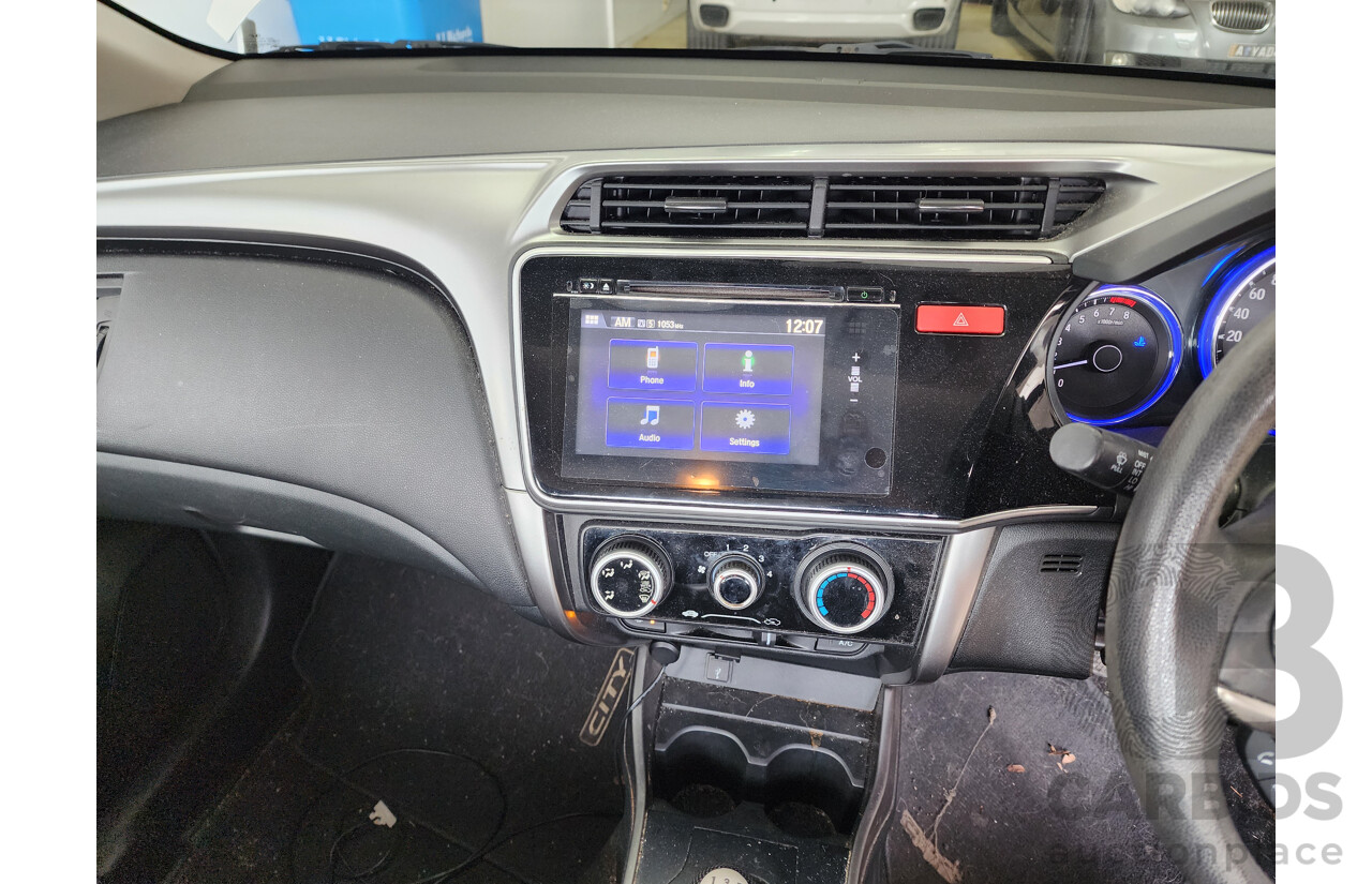 11/2014 Honda City VTi GM MY15 4d Sedan White 1.5L