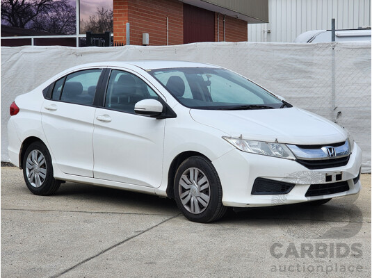 11/2014 Honda City VTi GM MY15 4d Sedan White 1.5L