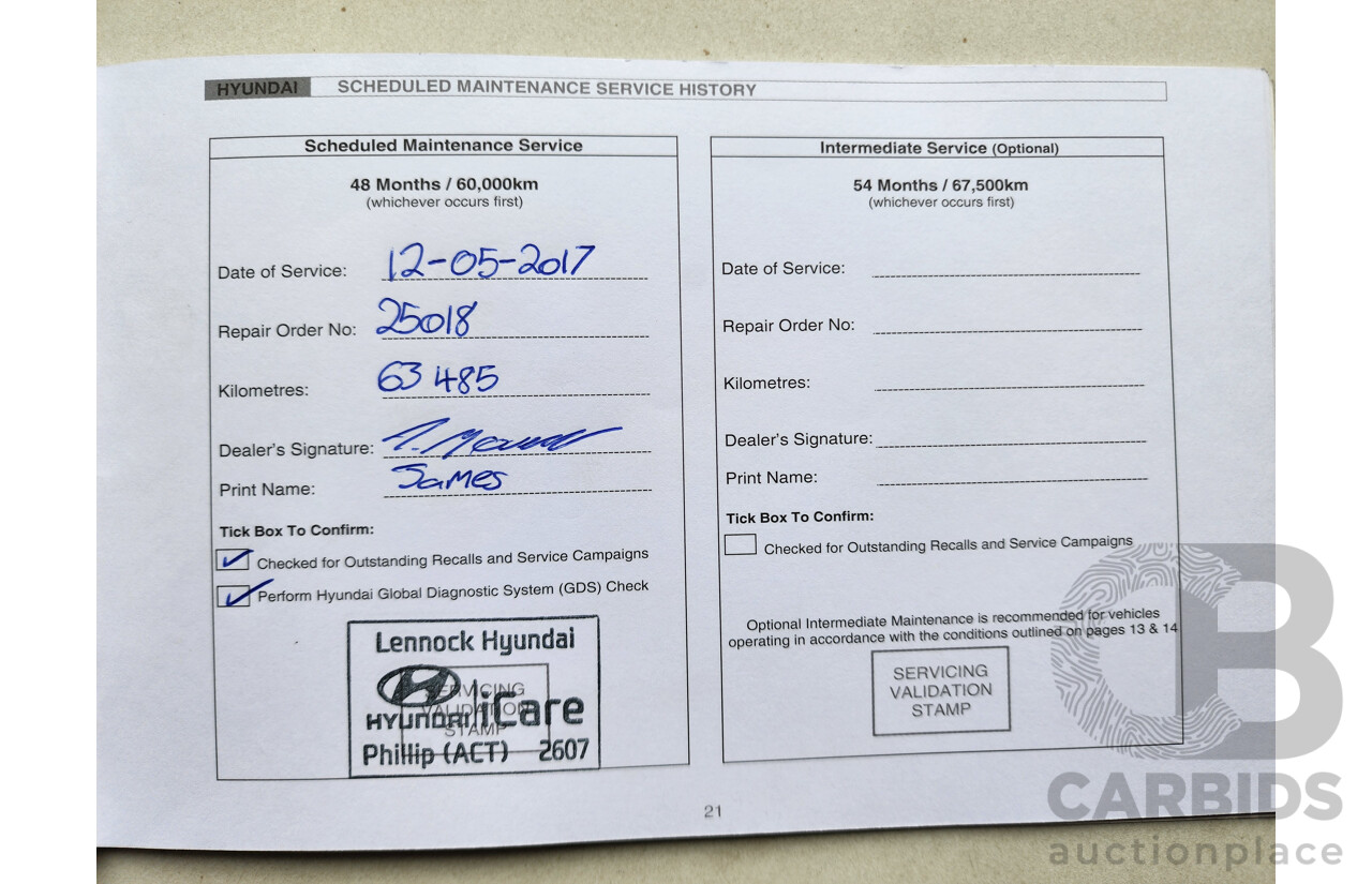 8/2014 Hyundai Santa Fe Elite CRDi (4x4) DM MY15 4d Wagon Red 2.2L