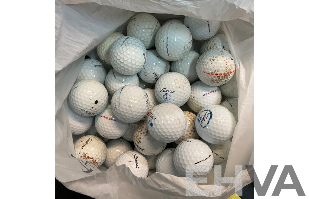 Titlelist, Callaway, Wilson Assorted Used Golf Balls - 100 Balls