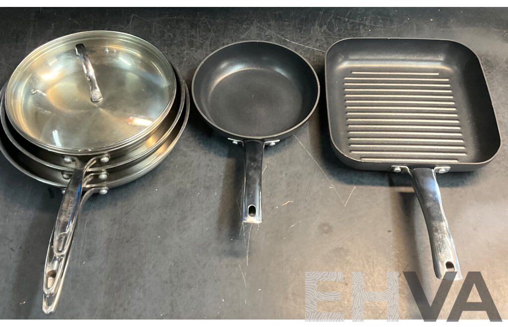 Scanpan, Stanley Rogers Pans/Lids - Lot of 6