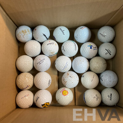 Vintage DDH Master & Top- Flite XL II Golf Ball & 39 X Used Mixed Branded Golf Balls