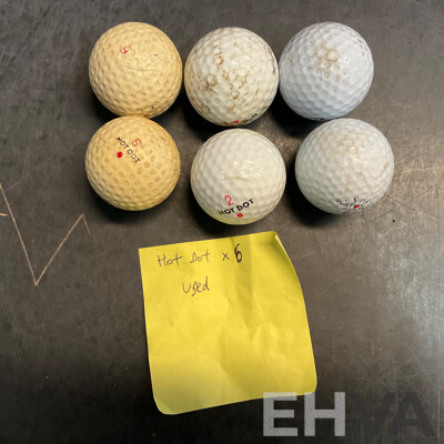 Assorted Vintage Golf Tees & Golf Balls
