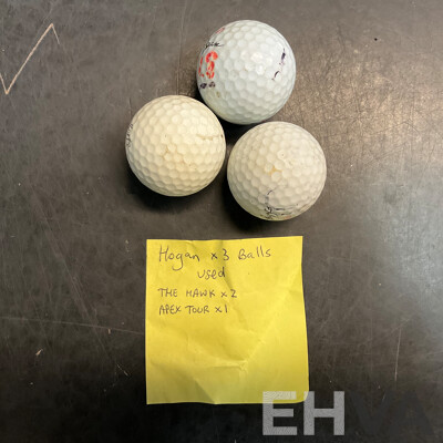 Assorted Vintage Golf Tees & Golf Balls