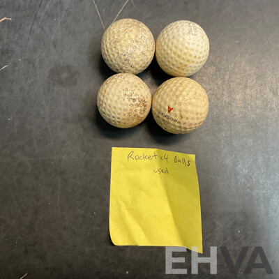 Assorted Vintage Golf Tees & Golf Balls