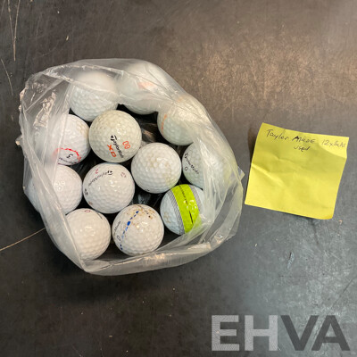 Assorted Used Golf Balls -101 Balls - Includes Pinnacle, Maxfli, Dunlop and More