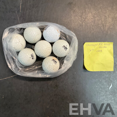 Assorted Used Golf Balls -101 Balls - Includes Pinnacle, Maxfli, Dunlop and More
