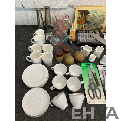 Assorted Kitchenware and Tableware